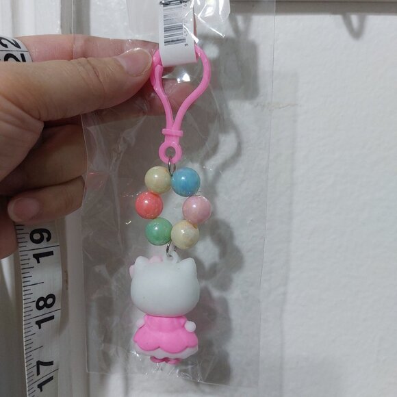 Cute Hello Kitty Clip On Charm For Bags Keychain Keyrings Cute Princess Dress - Picture 4 of 5
